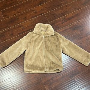 YesStyle brown fur jacket